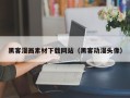 张掖黑客漫画素材下载网站（黑客动漫头像）
